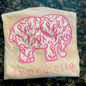 Long sleeve ivory Ella tee